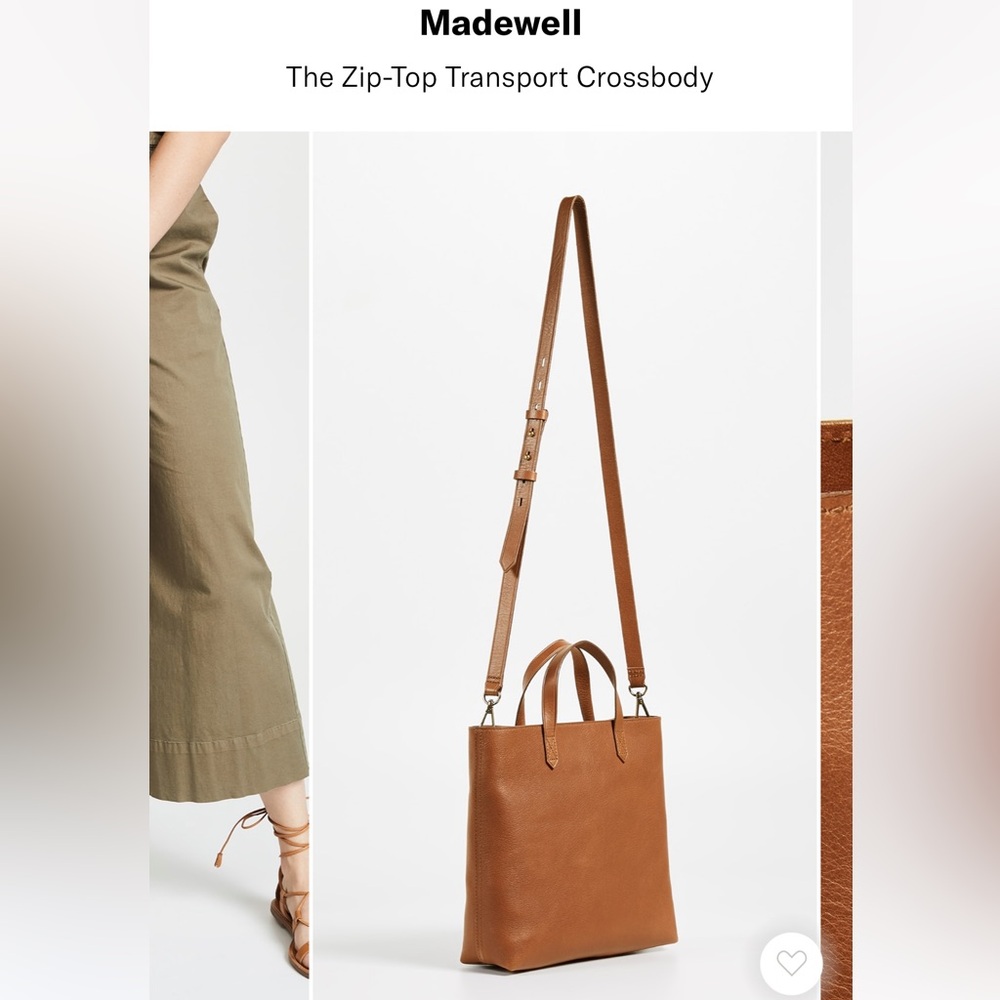 Madewell Zip-Top Transport Crossbody - Picture 2 of 5